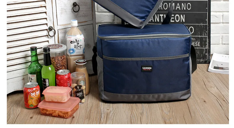 16L/25L сумка-холодильник, водонепроницаемая сумка для пикника, сумки на плечо для еды, напитков, фруктов, теплоизоляционная сумка, упаковка для льда, Термосумка, холодильник