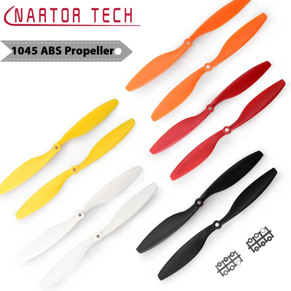 

Nartor DIY 2PCS/Set (1CW+1CCW) ABS 10x4.5" 1045 Propeller For 550 FPV Multi-Copter RC QuadCopter