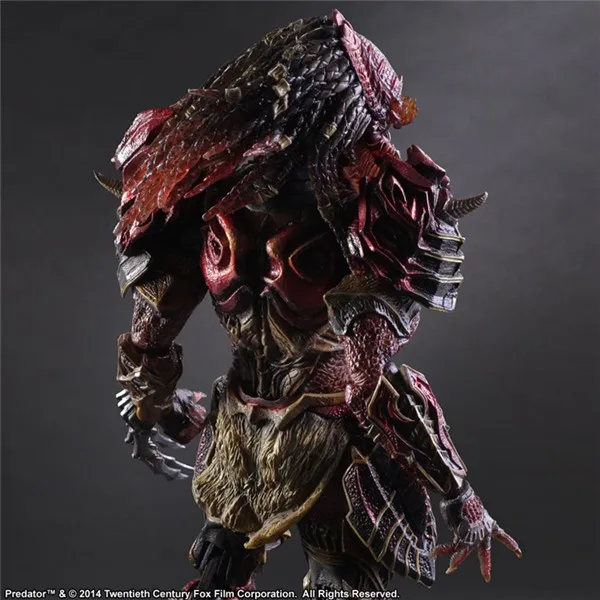 Play Arts 28 см инопланетянин против Хищника шрам Хищник фигурка модель игрушки