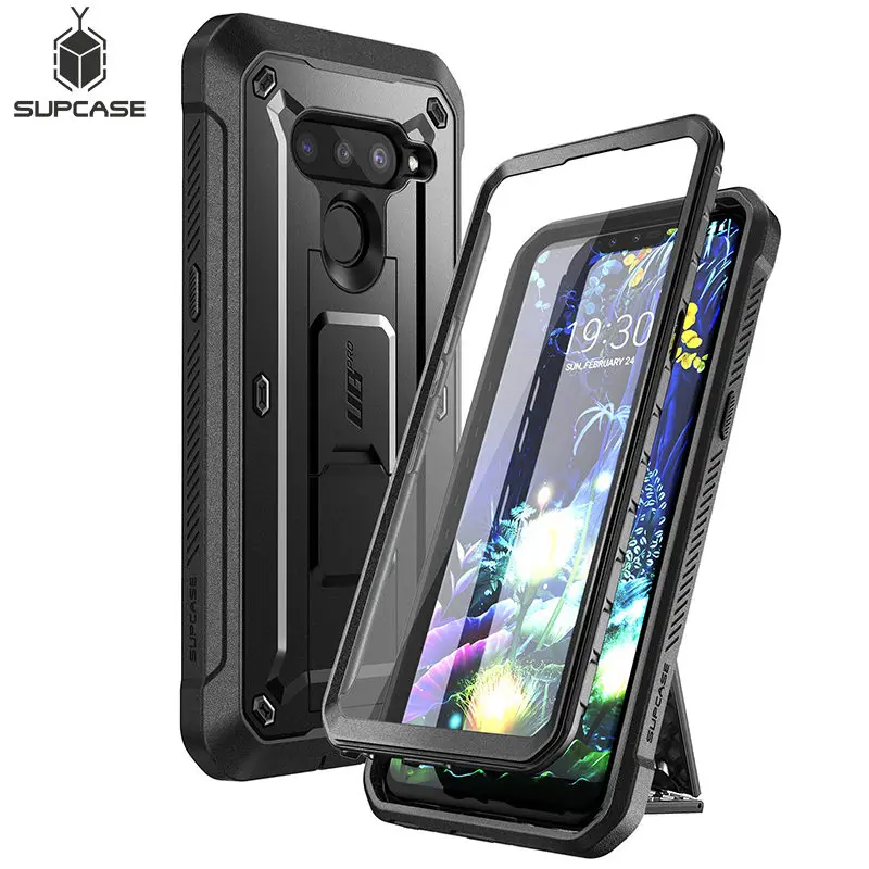 Supcase For Lg V50/lg V50 Thinq 5g Case (2019) Ub Pro Heavy Duty Full-body  Rugged Holster Cover With Built-in Screen Protector - Mobile Phone Cases \u0026  Covers - AliExpress