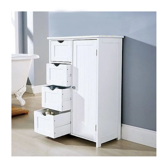 White MDF Console Table Free Standing Cupboard Sideboard Living Room ... White MDF Console Table Free Standing Cupboard Sideboard Living Room ...