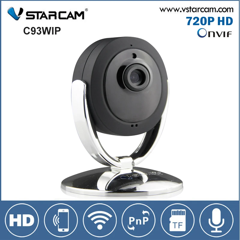 C93 Vstarcam Ip-камера Двойной ик-cut HD 720 P Мини CCTV Безопасности Беспроводной Сети Крытый
