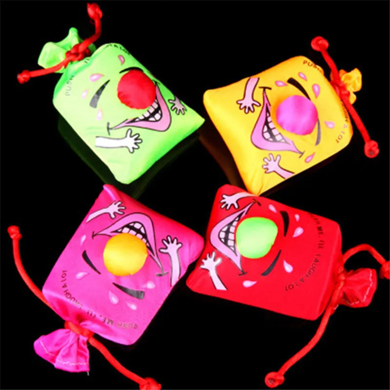 

1 Bag Kids Children's Gags Happy Toys April Fools Day Festivals Toys Music Funny Laugh Bag Pinch Laughter Bags Laughing Bag Toy
