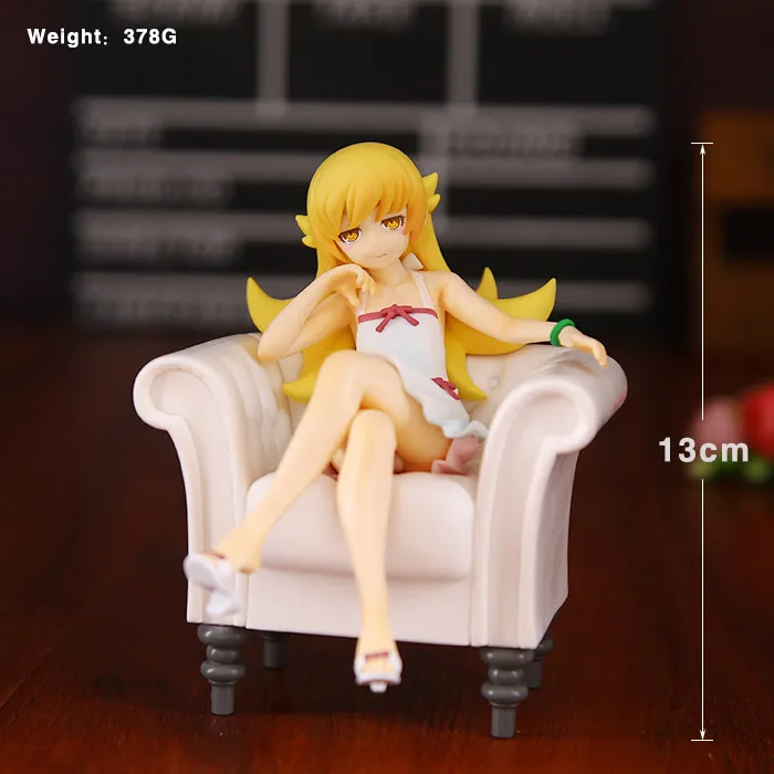 

Nisemonogatari Oshino Shinobu Sofa Ver. 1/8 Scale Painted Figure Collectible Model Toy 13cm