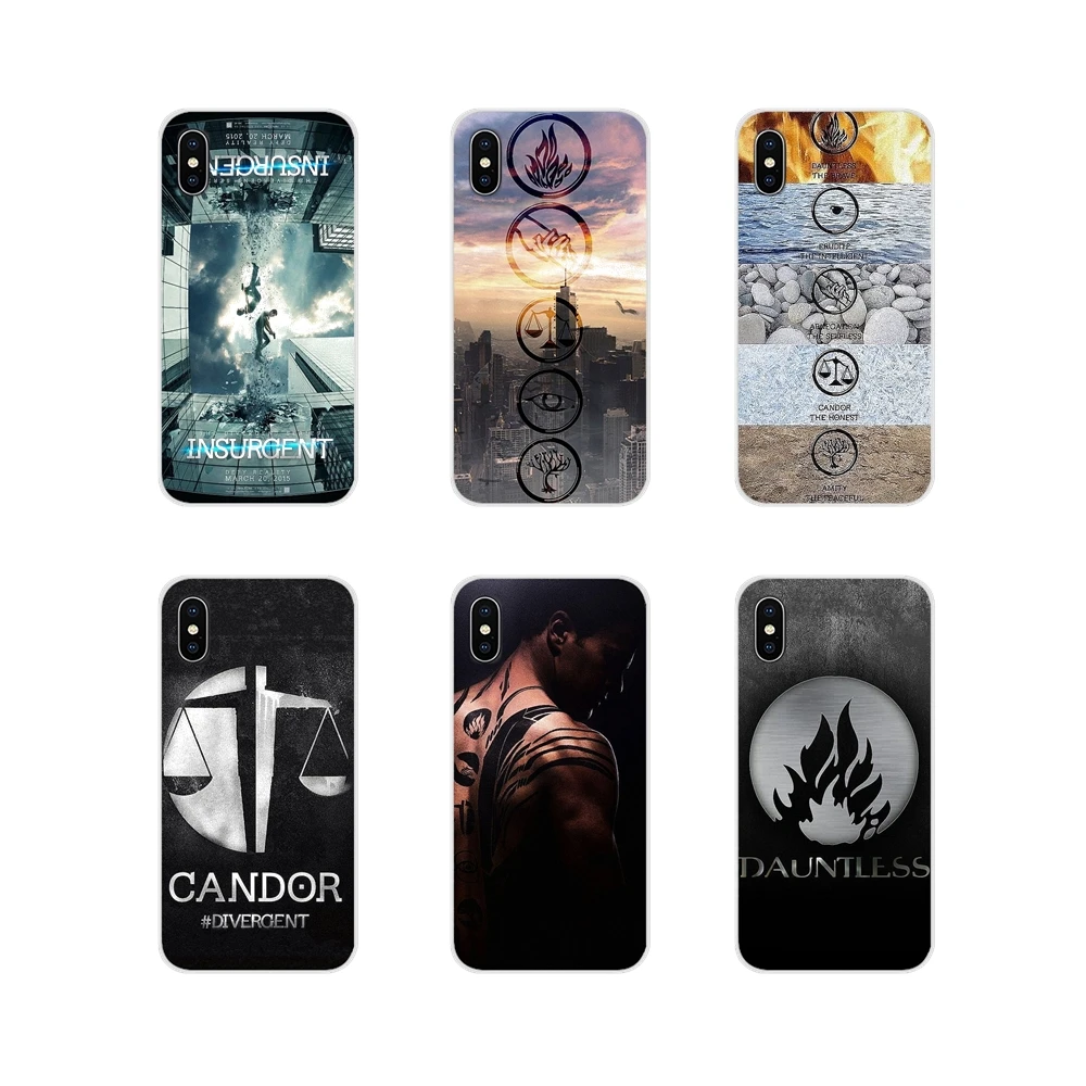 

Accessories Phone Shell Covers For Apple iPhone X XR XS MAX 4 4S 5 5S 5C SE 6 6S 7 8 Plus ipod touch 5 6 Divergent Factions