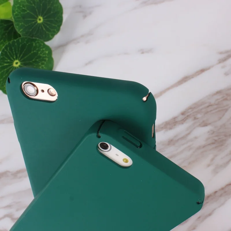 Colorful Solid Candy Colors Case For Apple iPhone 7 Plus 5 5S Se 6 6S 7 Cases Hard 06