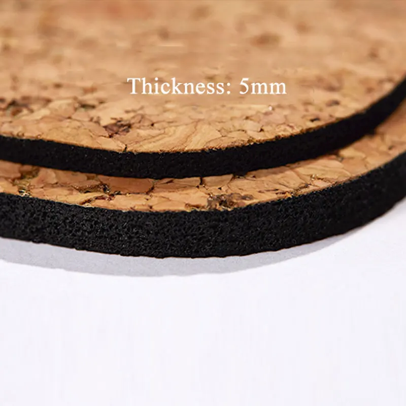 [QUBABOBO]5mm Cork+Natural Rubber Yoga Mat Gymnastic Dedicated Balance Cushion Yoga Meditatie Pilates Balance Sport Non-slip Mat