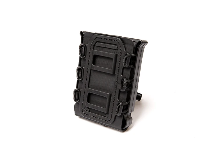 

Tactical magazine elastic SOFT SHELL SCORPION MAG CARRIER WITH both sides shrink rope military pouch bag (for 7.62) 1258