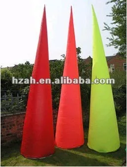 

colorful inflatable lighting cone for party decoration