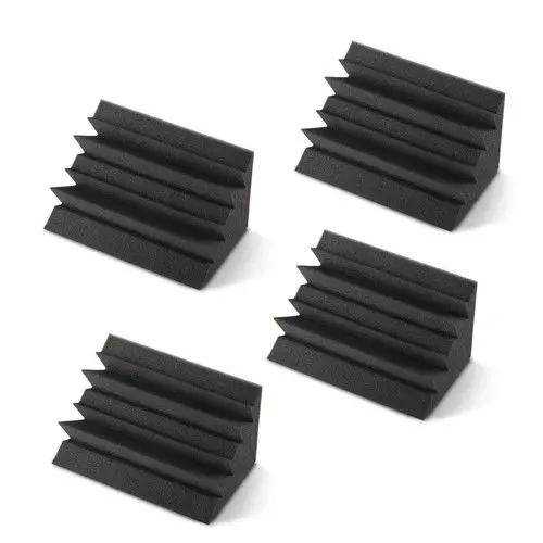 

4 PCS Acoustic Bass trap for Corner Wall 12*12*24cm Soundproof Sponge