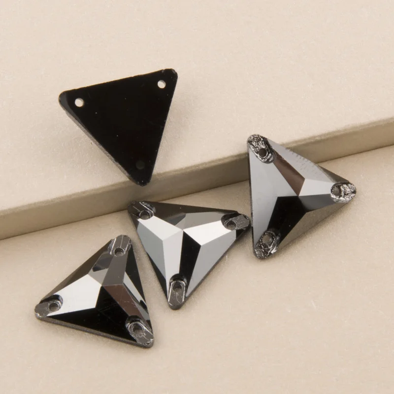 YANRUO 3270 треугольник DIY Швейные Хрустальные Стразы шьют на бусины из камня и стекла Стразы с плоской задней частью для одежды