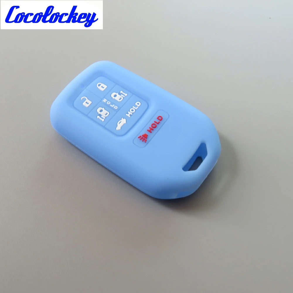Cocolockey силиконовый чехол для автомобильного ключа ключей держатель Honda Odyssey 6