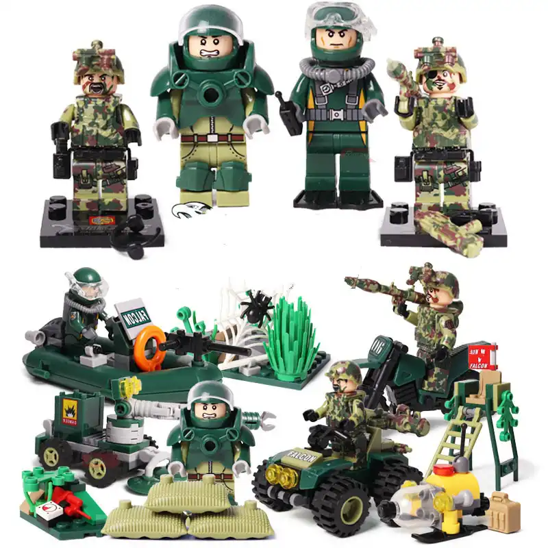 lego army compatible toy ww2 camouflage cloth world war 2