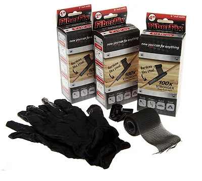 

Fiber Fix Ridiculously Strong Repair Wrap Fiber Fix Can be used in different places very practical