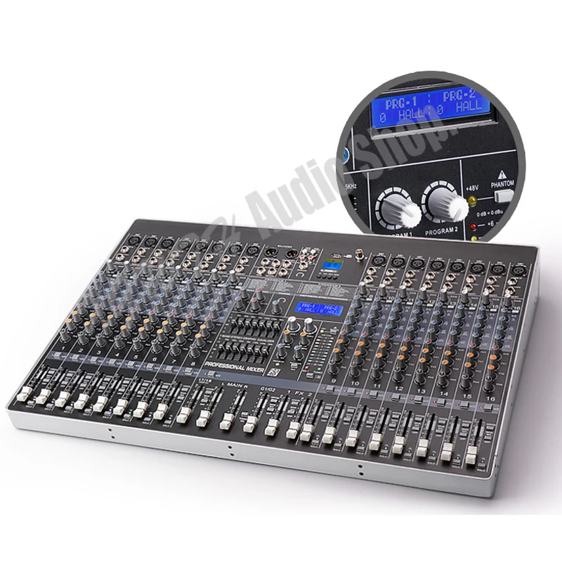 Professional DJ Mixer 16 Channel USB Stage Karaoke