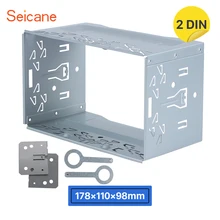 Seicane Doppio Din Autoradio Fascia per Universale del Precipitare di Installazione Pannello di Montaggio Trim kit Per Auto Kit di Montaggio Lettore DVD stereo