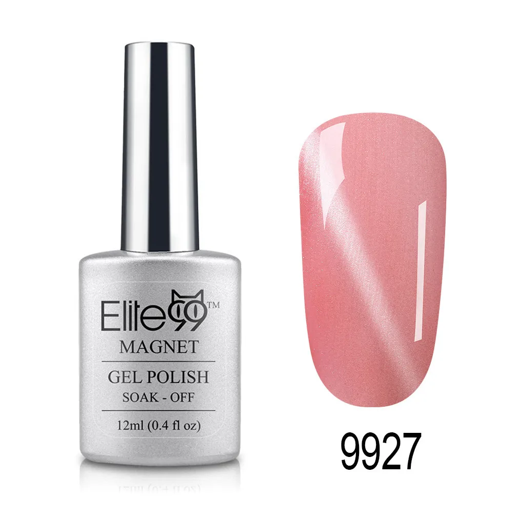 Elite99 12ml Cat Eye Gel Nail Polish Soak Off Magnetic UV Gel Varnish Nail Art Manicure Gel Semi Permanent 3D Effect Gel Lacquer - Цвет: 9927