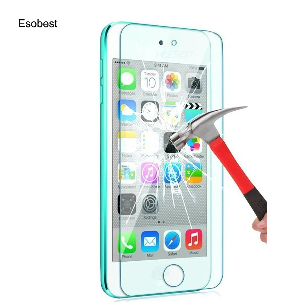 Pellicola Protettiva In Vetro Temperato Esobest Per Apple Ipod Touch 7,8,5, 4, 6, Nano 7, 2 Pack