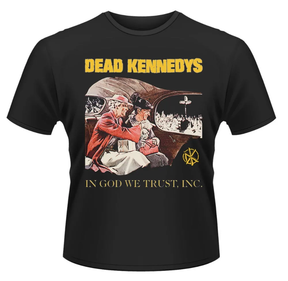 

T Shirt Fashion Comfort Soft Crew Neck Dead Kennedys 'In God We Trust Short-Sleeve Shirt For Men
