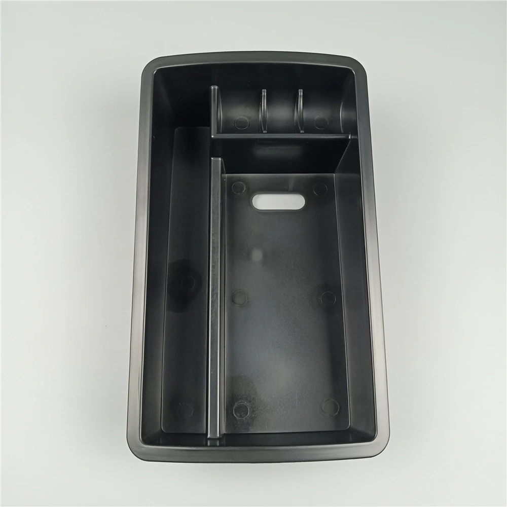 Черная Центральная консоль подлокотник коробка для хранения декоративная накладка для Audi A3- аксессуары для салона автомобиля