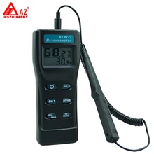 AZ-8723 Portátil De Temperatura, Humedad, Medidor de Punto de Rocío, la Temperatura de Bulbo Húmedo Humedad Probador