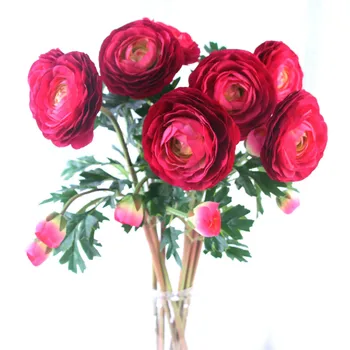 

Long 2 Head Artificial rose flower bouquet flores artificiales wedding home fall decorations fake flowers fleur artificielle