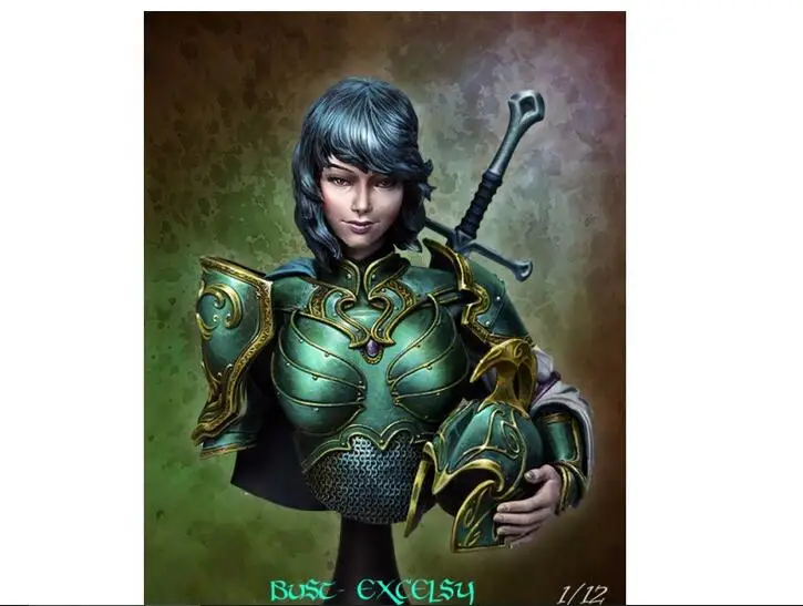 

Tobyfancy 1/12 Resin Bust Science Fiction Fantasy Game Female Character Figure Resin Model