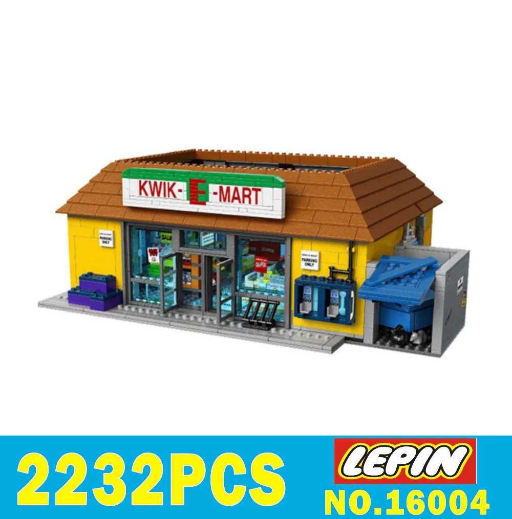 

New LEPIN 16004 2232Pcs the Simpsons Action Model Building Block Bricks Compatible 71016 for children gift