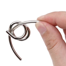 18 шт./компл. металлические головоломки IQ Разум Логические магический провод головоломки игрушки Solutio для детей и взрослых забавные 3D головоломка LA990893