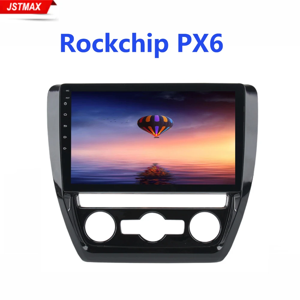 Cheap Android 9.0 Car 1 Din Radio for Volkswagen for Jett-a 2011 2012 2013 2014 2015 GPS 64GB ROM 10.2" Multimedia Touch Screen 0