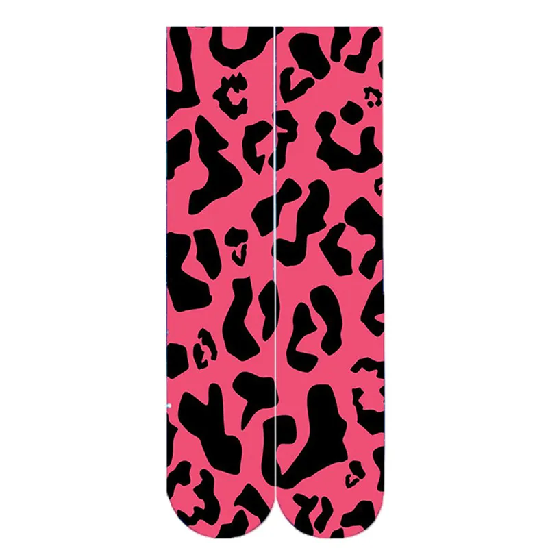 1 пара хлопчатобумажные мужские носки Смешные Носки с рисунком леопардовые змеиные животные женские носки новинка носки для весны осень зима 8S-D17