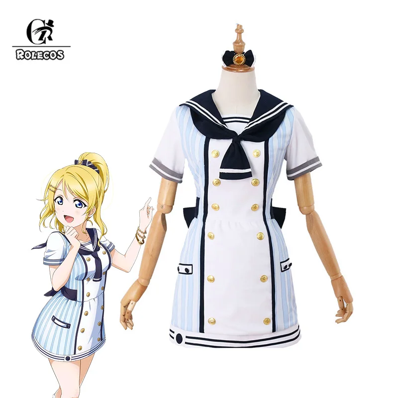 

ROLECOS Lovelive Pirate Cosplay Costume All Character Love Live Cosplay School Idol Project Costume Eli Rin Kotori Honka Nico