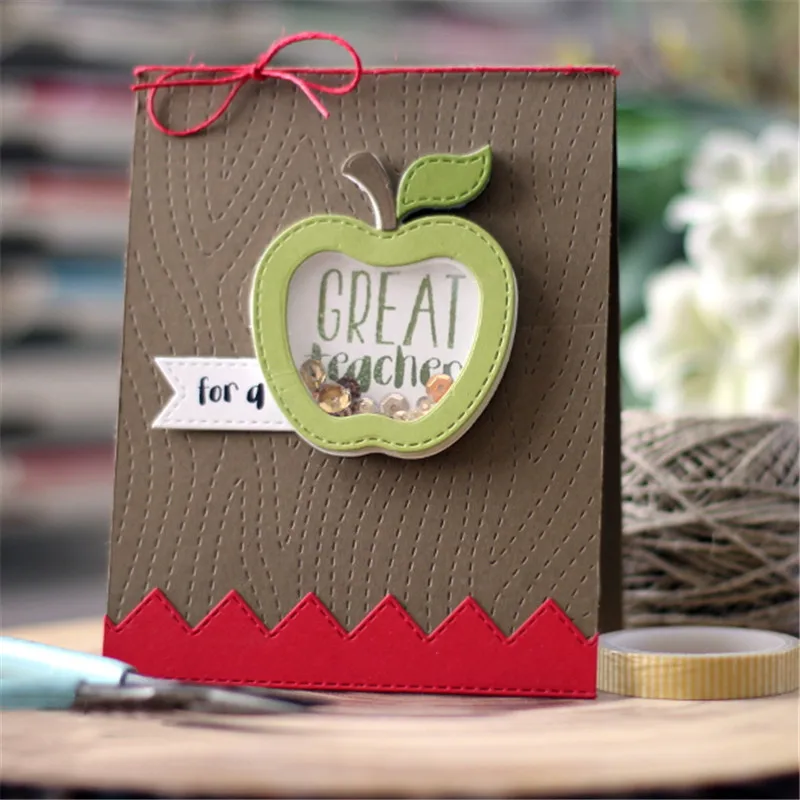 

GJCrafts Apple Metal Cutting Dies Scrapbooking fruit Craft Dies New 2019 Album Embossing Stencil Card Decoration cutting dies