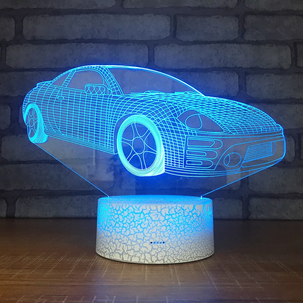 

Novelty Colorful Atmosphere Led Table LampsTouch And Remote Control Color Change Desk Lamp Acrylique Usb Acrylic 3d Night Ligh