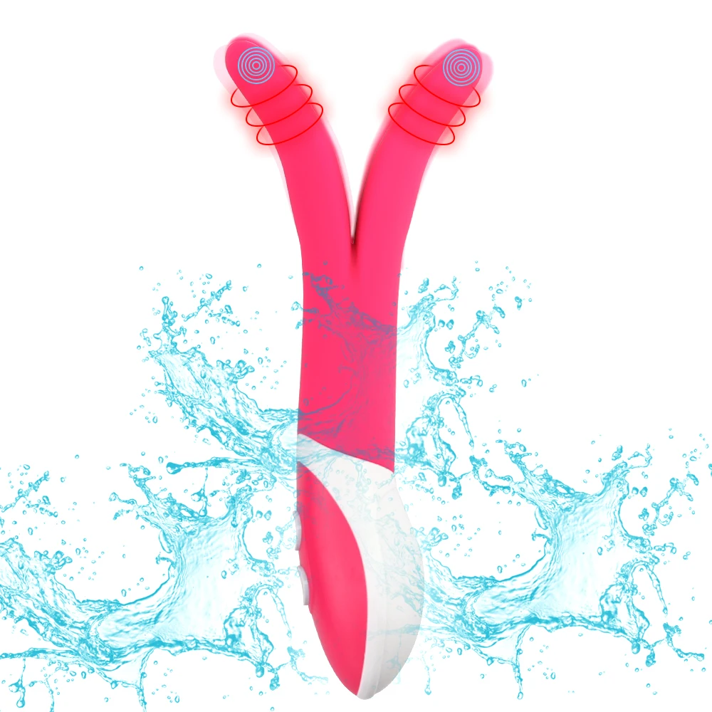 Man n Powerful Dual Vibrator for Women G spot Vagina clit vibrator,Anal Vibrator Rabbit Wand Body Massager Sex Products Sex Toys