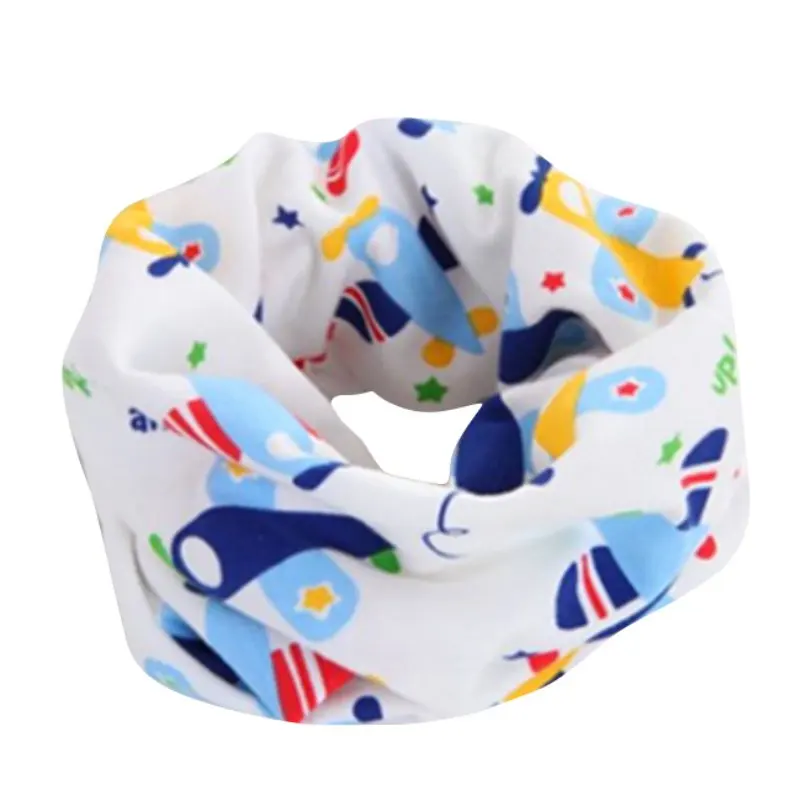 2017 new cotton baby scarf frog car horse star dot children o ring collars boys girls spring autumn scarves wear wraps accessory