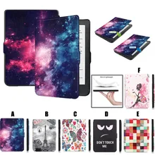 Плоская панель для ноутбука, выбор цветов, анти-осенний кожаный чехол, ультратонкий умный кожаный чехол-подставка для Kobo Clara HD, кожа