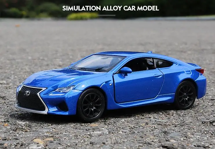 Высокая имитация суперкара масштаб 1:36 сплав тянуть обратно RC F supercars коллекция