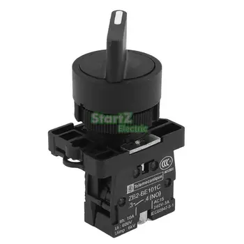 

5Pcs 22mm Latching 1 NO Long Handle 2-Position Rotary Selector Switch ZB2-EJ21