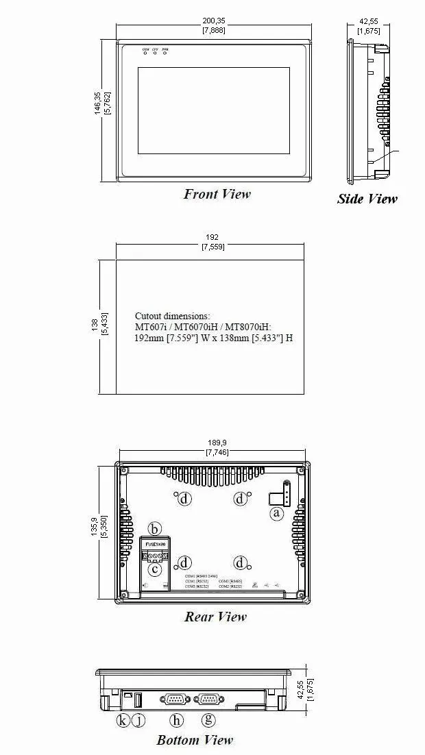 7 '' Weinview Weintek HMI 7 дюймов Сенсорная панель оператора дисплей экран TK6071IQ с бесплатным программным обеспечением заменить TK6070IQ