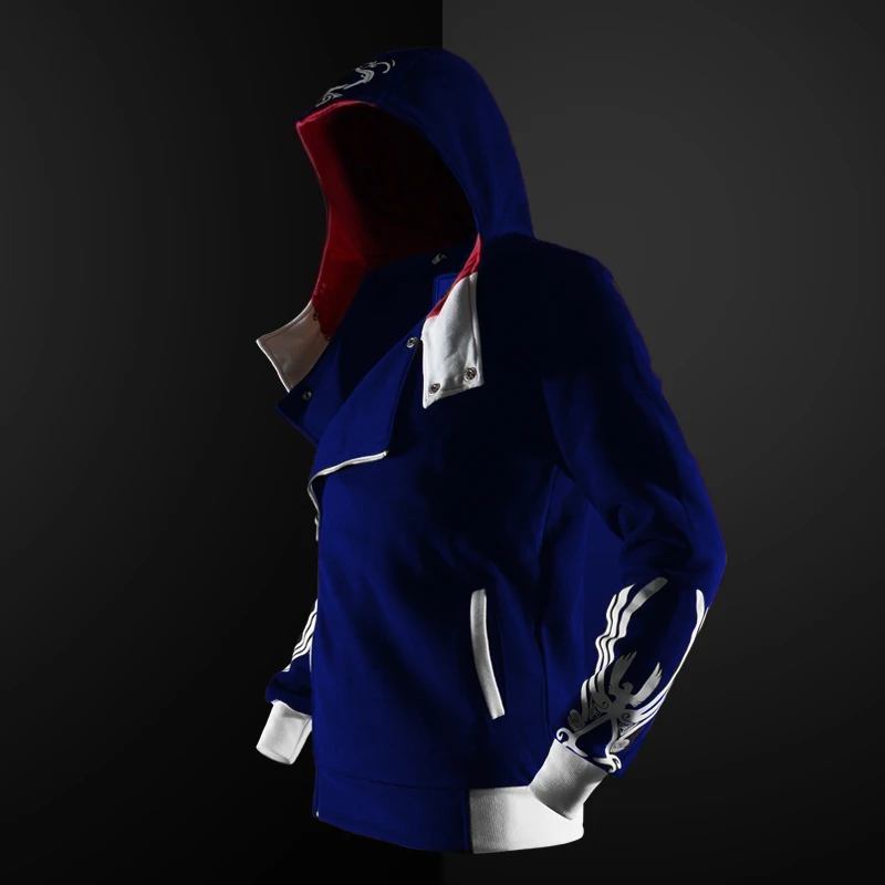 ZOGAA 2018 new 5 colors Assassin Master hoodie men's hooded hooded zipper jacket men's hooded jacket large size S-4XL ZOGAA 2018 new 5 colors Assassin Master hoodie men's hooded hooded zipper jacket men's hooded jacket large size S-4XL