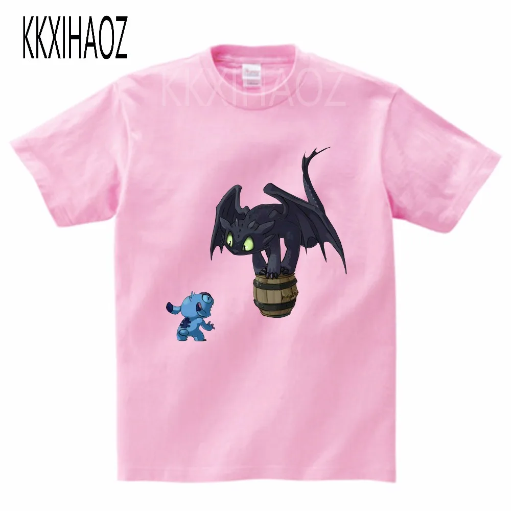 

2019 Summer T-Shirts For boy New Fashion children Short Sleeve Tshirt Cotton T Shirts boys How To Train Your Dragon T-shirt MJ