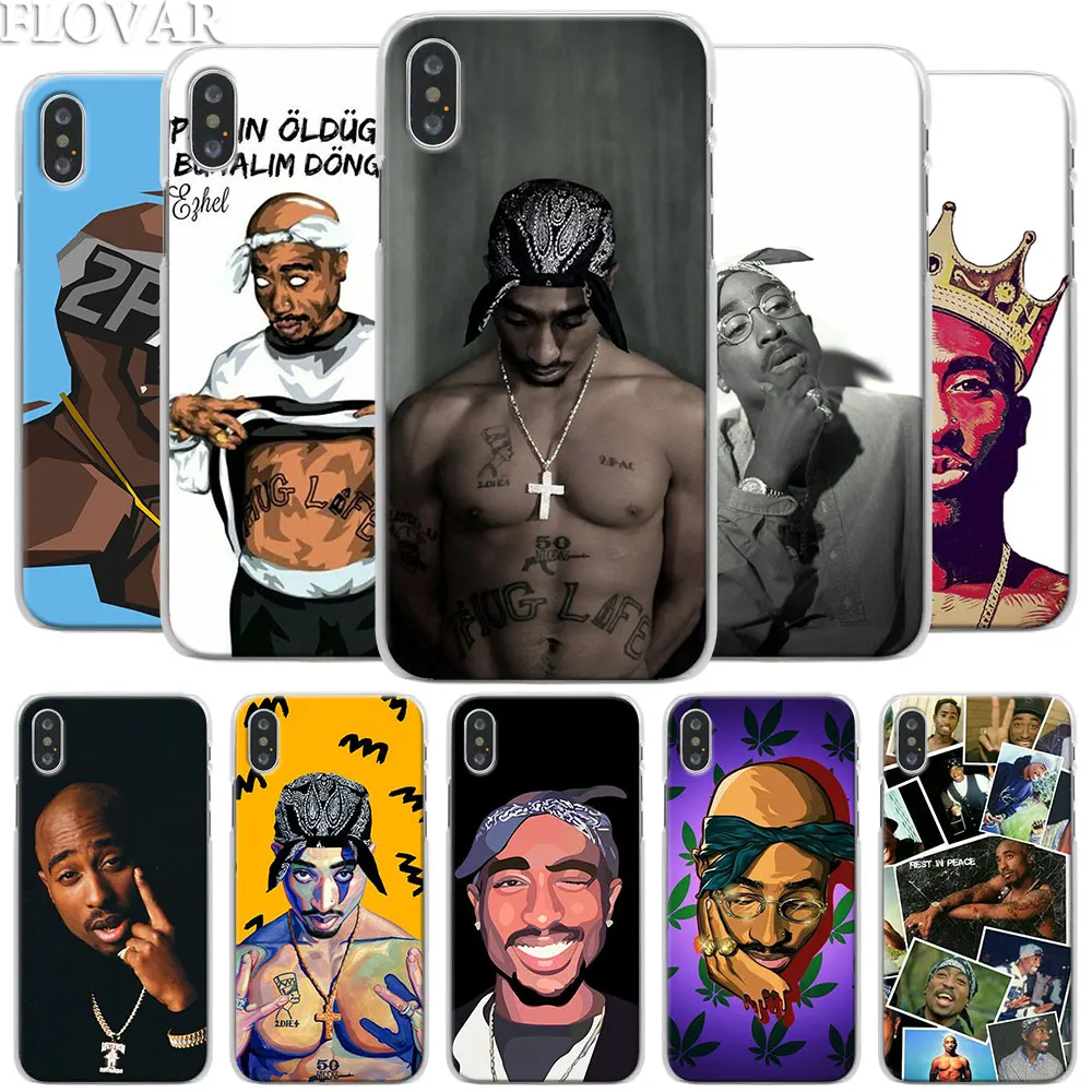 

Tupac Shakur Phone Case for Apple iPhone X XR 7 8 Plus 6 6s Plus XS MAX SE Phone Case Coque