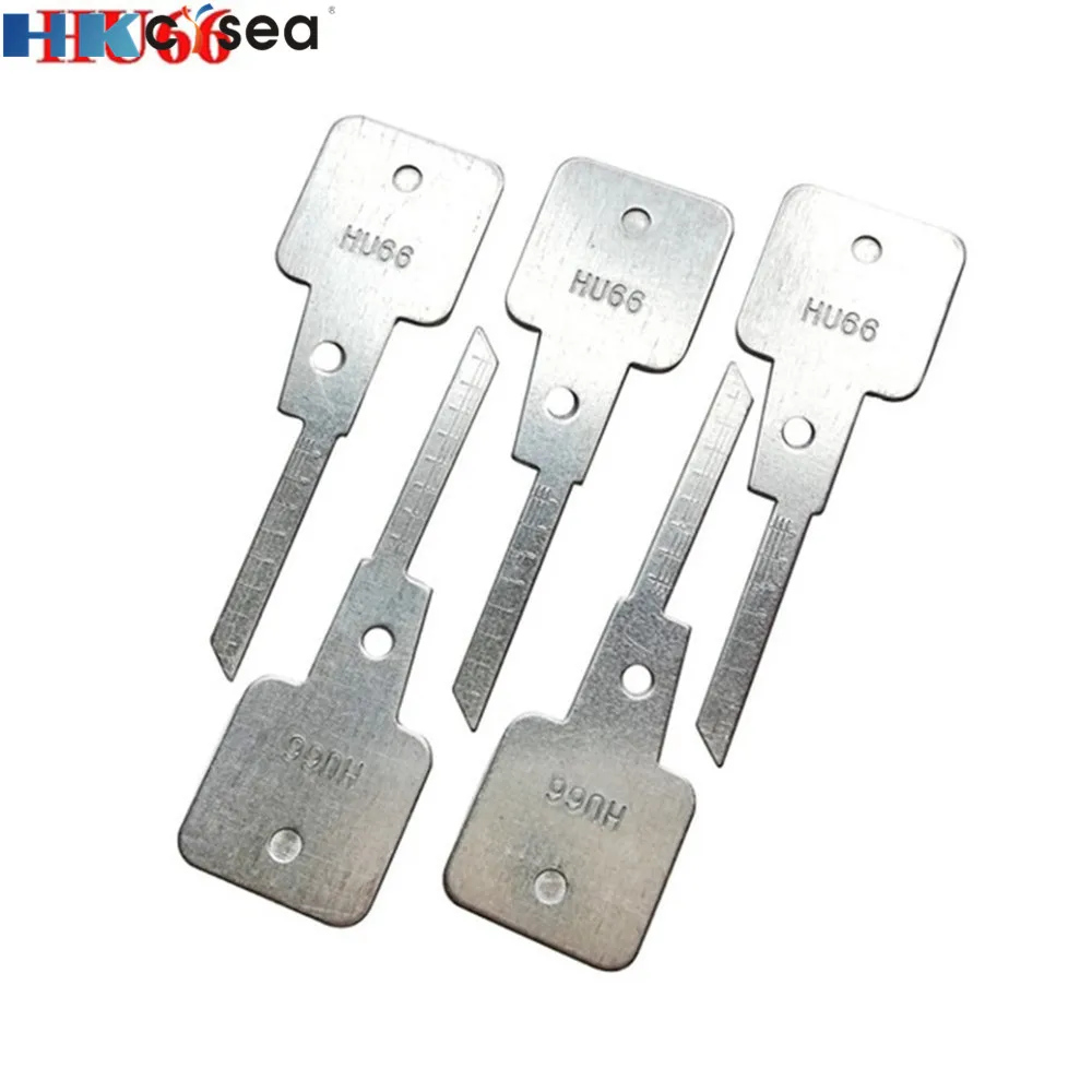 

HKCYSEA Lishi Key Cutter Engraved Line Blank Car Key Blade with Scale Shearing Teeth for 2 in 1 LiShi HU101 HU66 HON66 HU92 Tool