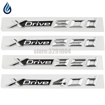 

Car Trim Styling Sticker For BMW X1 X3 X4 X5 Series Xdrive 20d 25d 30d 35d 40d Emblem Badges Logo Letters Auto Accessories