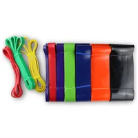 208cm Latex Pull Up band Resistance Bands Fitness Body Gym Power Training Powerlifting Band Unisex Sports Nature Rubber