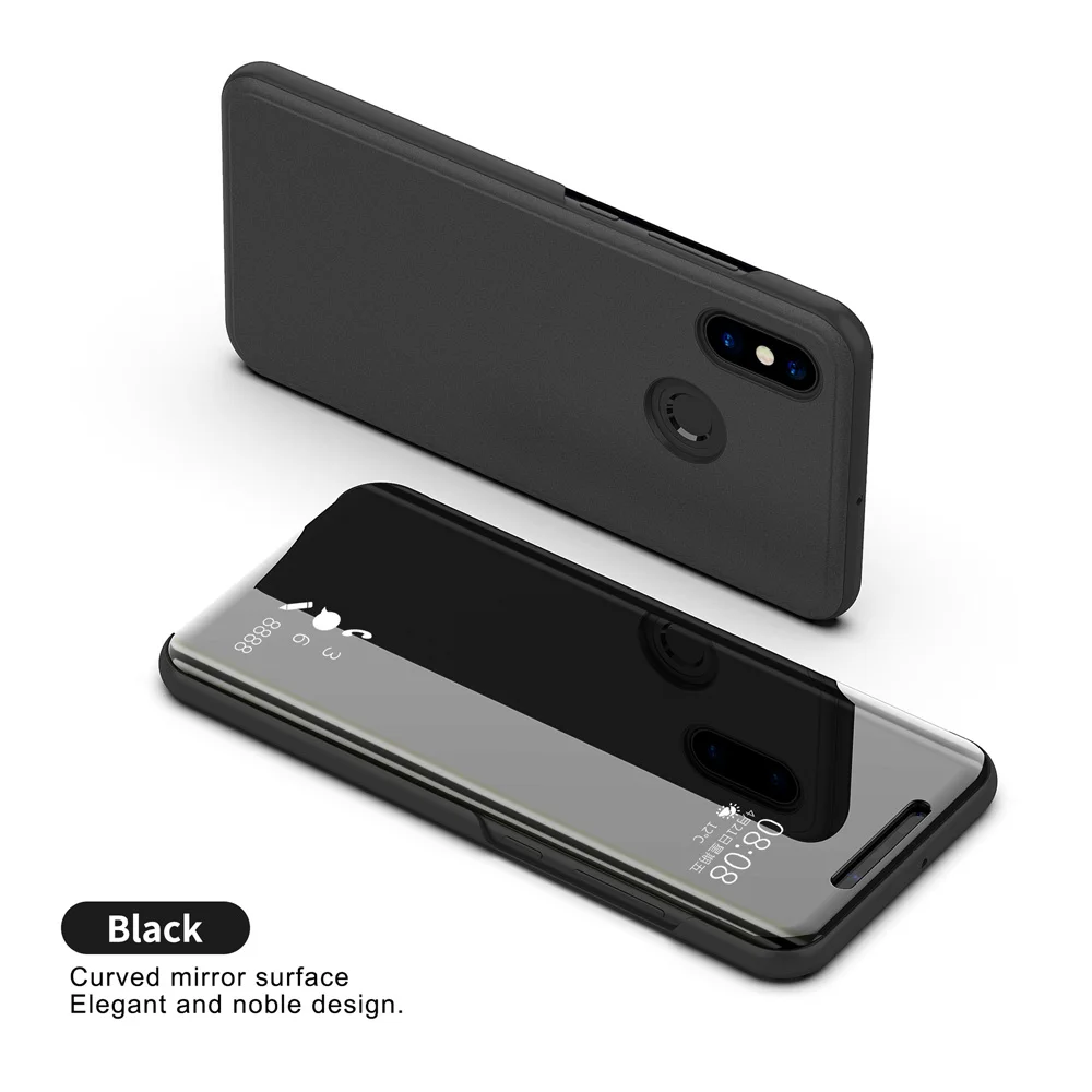 OTAO прозрачный зеркальный умный чехол для телефона для Xiaomi Redmi 5 Plus Note 5 5A 4X флип-чехол s для Xiaomi 8 SE 6 6X кожаная задняя крышка