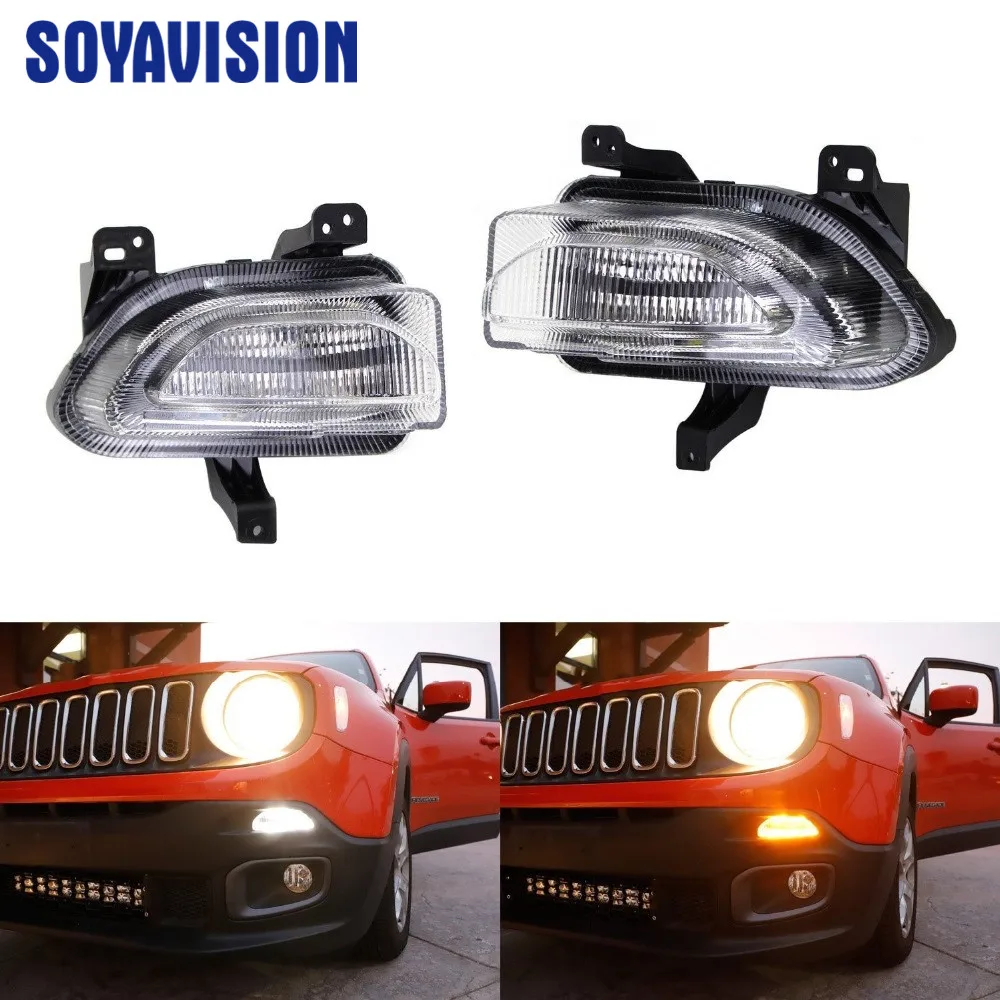Led Turn Signal Lamp Daytime Running Light DRL for Jeep Renegade 2015