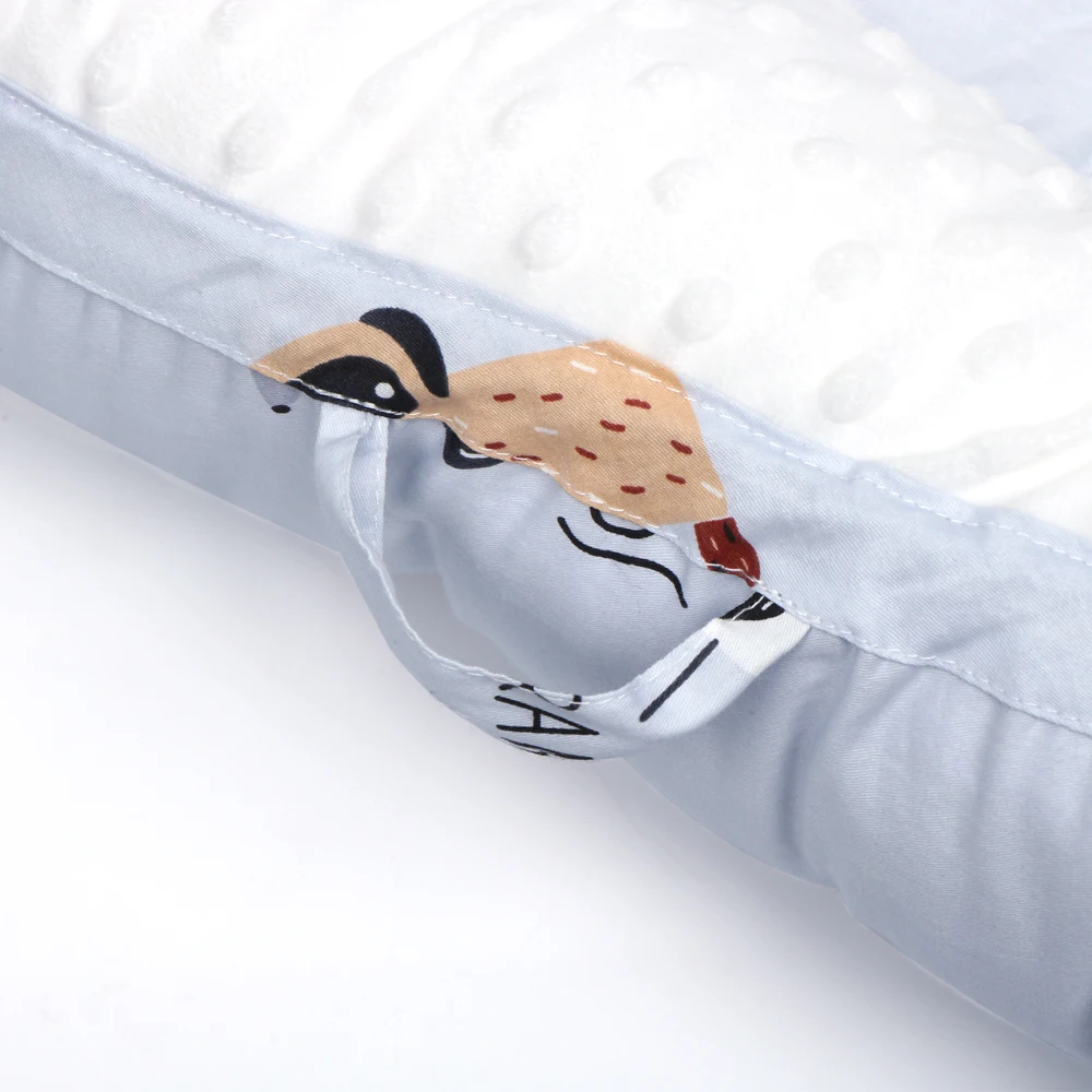 Детский шезлонг Реверсивный новорожденный спальный люлька для кровати-дышащий Удобный съемный Портативный Snuggle Nest кровать для От 0 до 1 года