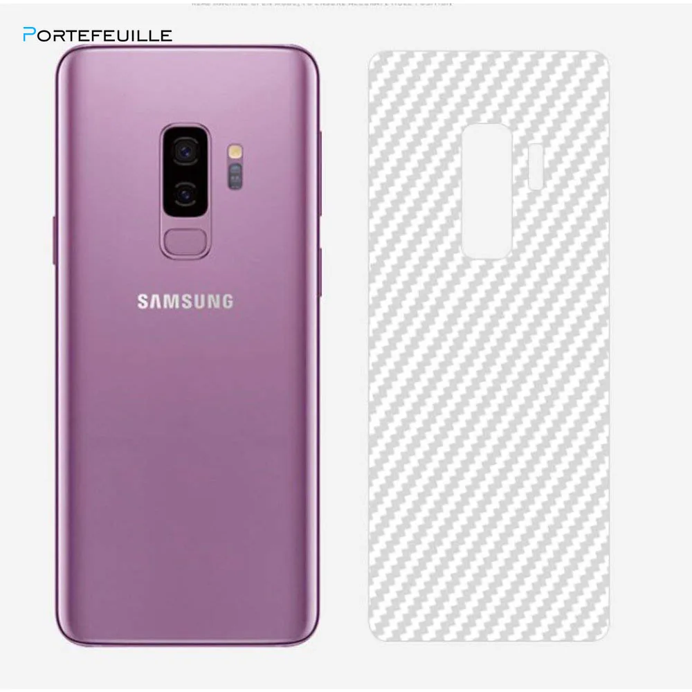 Защитная пленка для задней панели из углеродного волокна Samsung Galaxy Note 8 9 A82018 s8 s9 Plus